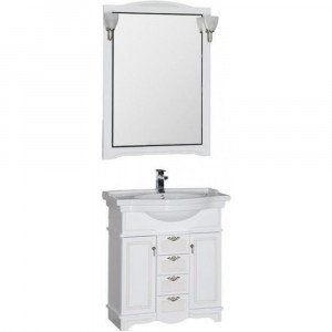 Комплект мебели для ванной Aquanet Луис 80 белый